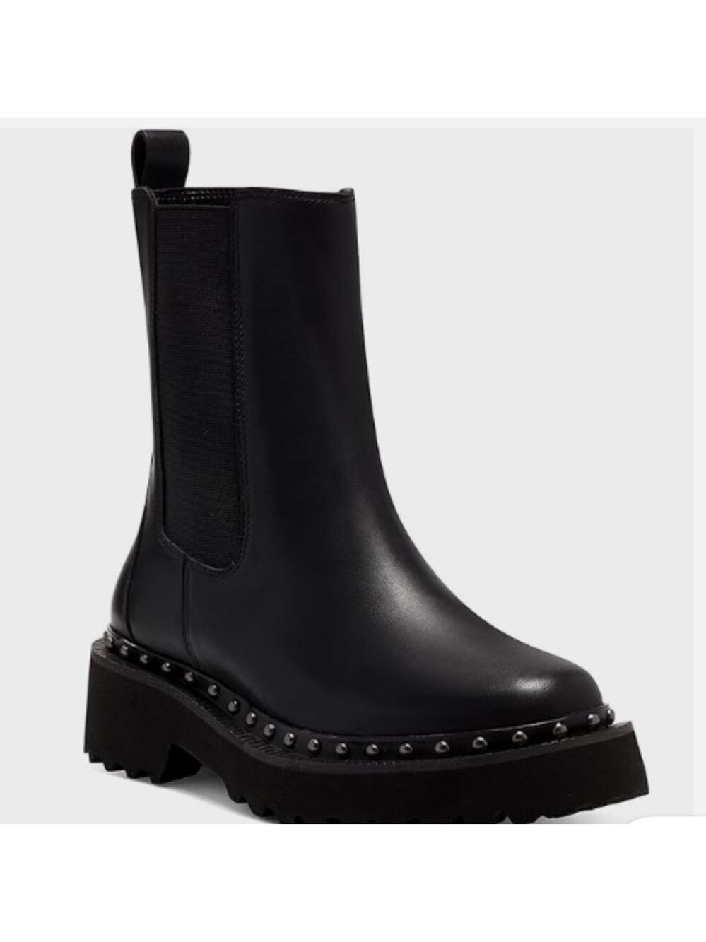 Vince Camuto VC Meendey Soft Leather Black Boots Size 7 or 8 NIB